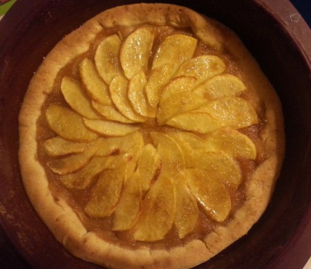 Tarta de manzana casera